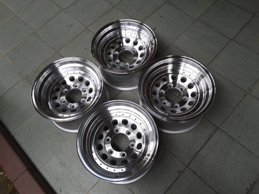 ล้อหยดนำ้ ขอบ15 กว้าง8 ET-25 สภาพสวยๆ 1ชุด