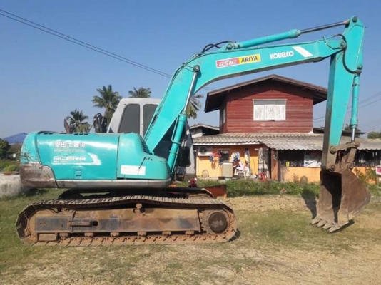 รถบ้านฝากขาย..KOBELCO SK120-3 มาร์คไฟว์ ซุปเปอร์  เก่าใน สภาพดี  โซ่ใหม่ แอร์เย็น เครื่องเสียงเพราะ  เดิมๆๆ เอวแน่น เอกสารอินวอย โทร 089-3818694 ดวงนภา