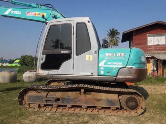 รถบ้านฝากขาย..KOBELCO SK120-3 มาร์คไฟว์ ซุปเปอร์  เก่าใน สภาพดี  โซ่ใหม่ แอร์เย็น เครื่องเสียงเพราะ  เดิมๆๆ เอวแน่น เอกสารอินวอย โทร 089-3818694 ดวงนภา