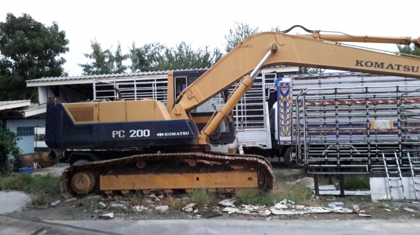 ขายด่วนรถแมคโคร komatsu