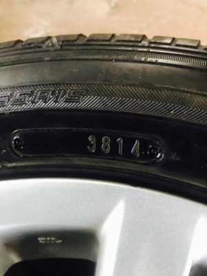 ล้อวีออสสภาพดี4เส้นแม็คพร้อมยางปี14