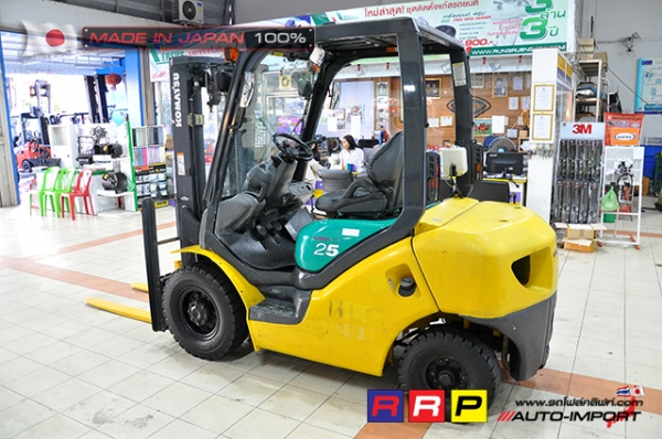 ขายรถโฟล์คลิฟท์มือสอง KOMATSU รุ่น FD25T-15-580319 นำเข้าไม่เคยใช้งานในไทย ขายรถโฟล์คลิฟท์มือสอง KOMATSU รุ่น FD25T-15-580319 นำเข้าไม่เคยใช้งานในไทย