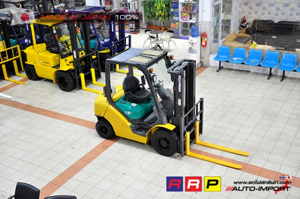 ขายรถโฟล์คลิฟท์มือสอง KOMATSU รุ่น FD25T-15-580319 นำเข้าไม่เคยใช้งานในไทย ขายรถโฟล์คลิฟท์มือสอง KOMATSU รุ่น FD25T-15-580319 นำเข้าไม่เคยใช้งานในไทย