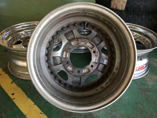 ขายล้อ WORK Deerfield Chrome 16x8 ลบ6 6รูกระบะ สวยๆประมูลญี่ปุ่น