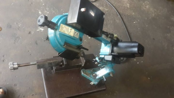 เลื่อยสายพาน 5" ขนาดพกพา ไฟบ้าน พร้อมใช้ 7000 บาท