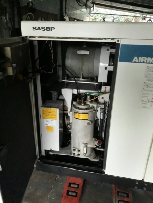 ปั๊มลมสกรูAIRMAN 10 Hpพร้อมdryer เก่าญี่ปุ่น0833554933