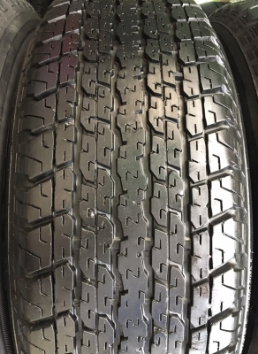 ล้อแม็ก Mitsu Pajero ก้ามปู ขอบ 17 พร้อมยาง 255-65-17 Bridgestone ปลายปี 12