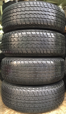 ล้อแม็ก Mitsu Pajero ก้ามปู ขอบ 17 พร้อมยาง 255-65-17 Bridgestone ปลายปี 12