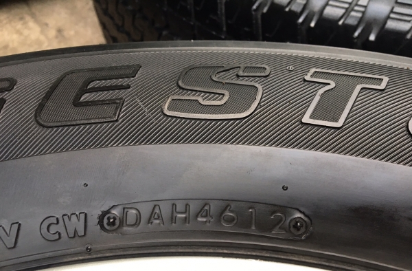 ล้อแม็ก Mitsu Pajero ก้ามปู ขอบ 17 พร้อมยาง 255-65-17 Bridgestone ปลายปี 12