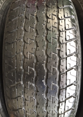 ล้อแม็ก Mitsu Pajero ก้ามปู ขอบ 17 พร้อมยาง 255-65-17 Bridgestone ปลายปี 12