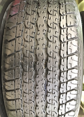 ล้อแม็ก Mitsu Pajero ก้ามปู ขอบ 17 พร้อมยาง 255-65-17 Bridgestone ปลายปี 12