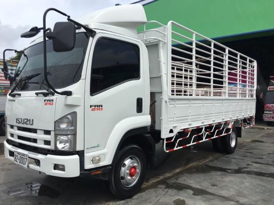 Isuzu FRR 210แรง ปี56 กระบะคาร์โก้ ☑️ กระบะยาว5.5ม..รถสวยมาก สภาพพร้อมใช้งาน
