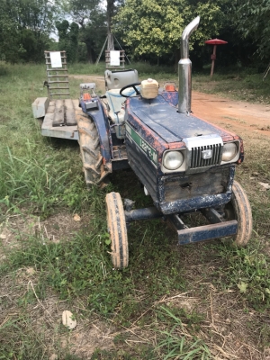 ขายด่วน รถไถคูโบต้า l2202 m 3สูบ เพาเดียว พร้อมสาลี่ลากแบ้คโคร สาลี่ยาว 5ม กว้าง2.40ม  ต่อแข้งแรง สะพาน ขึ้นลงด้วย ลอกสลิง ขาย 80000