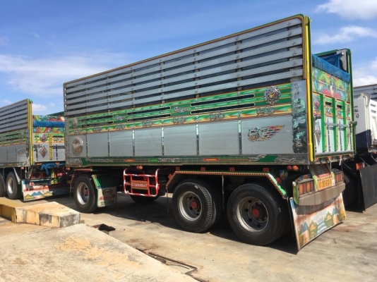 Hino mega เครื่อง 320 แรง ปี 49 แม่ลูกดั้มพ์พืชไร่ กระบะเนียมอู่ ส.สมบัติชุดใหญ่ ใส่ของได้ 30.9 ตัน สภาพสวยเดิมๆบางๆ พร้อมใช้งาน ทะเบียนพร้อม