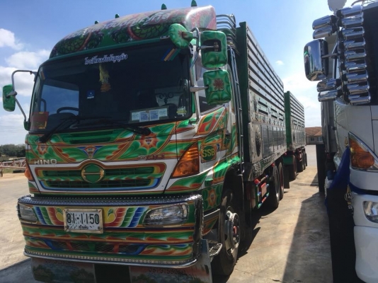 Hino mega เครื่อง 320 แรง ปี 49 แม่ลูกดั้มพ์พืชไร่ กระบะเนียมอู่ ส.สมบัติชุดใหญ่ ใส่ของได้ 30.9 ตัน สภาพสวยเดิมๆบางๆ พร้อมใช้งาน ทะเบียนพร้อม