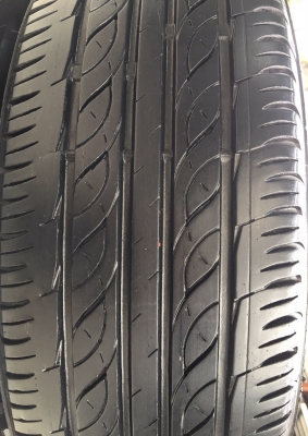 ล้อแม็ก Toyota Vios รุ่น12ก้าน สีรมดำ ขอบ 15 พร้อมยาง 185-60-15 ปลายปี 15