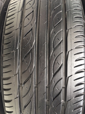 ล้อแม็ก Toyota Vios รุ่น12ก้าน สีรมดำ ขอบ 15 พร้อมยาง 185-60-15 ปลายปี 15