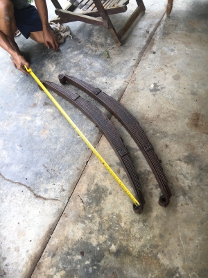 ขายแหนบหน้า6ล้อISUZUคู่ละ3500โทร0643130366