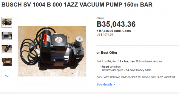 BUSCH DRY Vacuum PUMP BUSCH DRY Vacuum PUMP