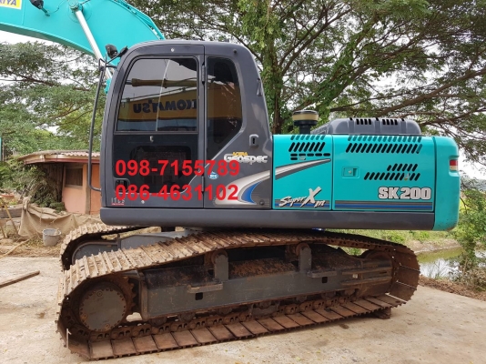 ขาย!! >>> Kobelco Sk200mark8SuperXM ไมล์ 5,500 ชม. เล่มทะเบียน สวยมาก <<< เบอร์ติดต่อ 098-7155789 086-4631102