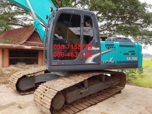ขาย!! >>> Kobelco Sk200mark8SuperXM ไมล์ 5,500 ชม. เล่มทะเบียน สวยมาก <<< เบอร์ติดต่อ 098-7155789 086-4631102