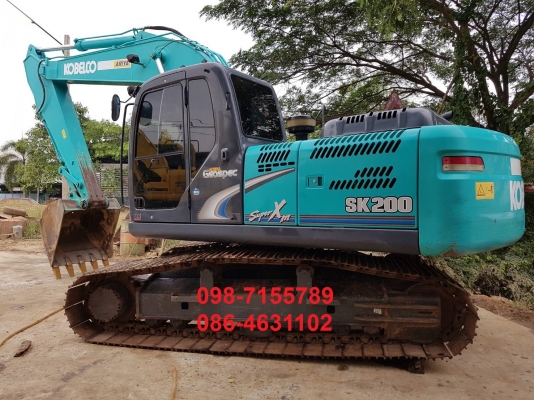 ขาย!! >>> Kobelco Sk200mark8SuperXM ไมล์ 5,500 ชม. เล่มทะเบียน สวยมาก <<< เบอร์ติดต่อ 098-7155789 086-4631102