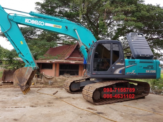 ขาย!! >>> Kobelco Sk200mark8SuperXM ไมล์ 5,500 ชม. เล่มทะเบียน สวยมาก <<< เบอร์ติดต่อ 098-7155789 086-4631102