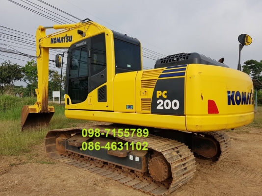 ขาย!! >>> Komatsu Pc200 รุ่น 8MO ไมล์ 4,000 ชั่วโมง-Pm.7,000 ชม. สวยเต็ม เล่มทะเบียน <<< เบอร์ติดต่อ 098-7155789 086-4631102
