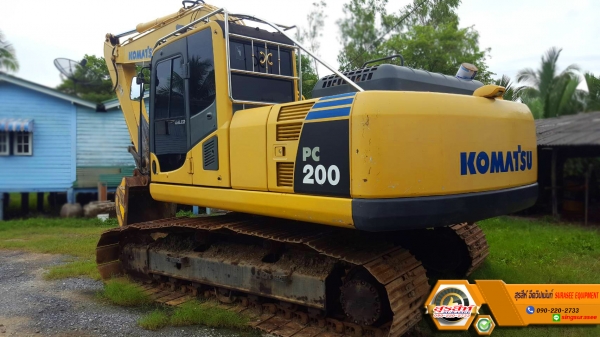 ขายรถแบ็คโฮ KOMATSU PC200-8N1 สเปคญี่ปุ่น มีกล้องมองหลัง สภาพเทพบุตร