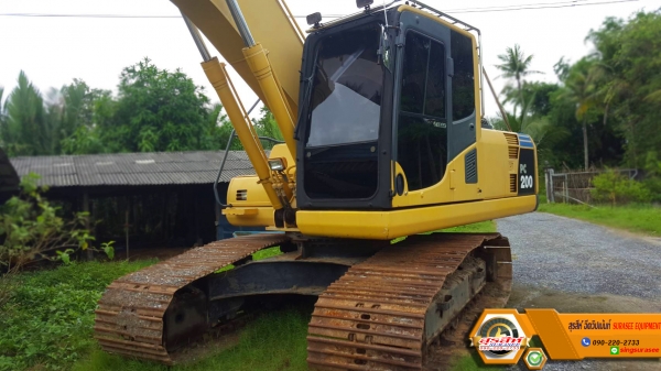 ขายรถแบ็คโฮ KOMATSU PC200-8N1 สเปคญี่ปุ่น มีกล้องมองหลัง สภาพเทพบุตร