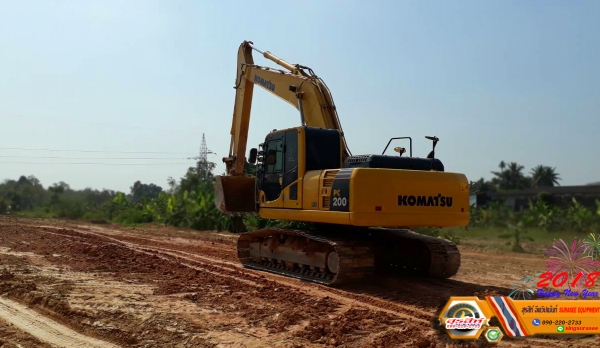 ขายรถแบ็คโฮ KOMATSU PC200-8 รถสวย สภาพเทพบุตร พร้อมใช้งาน