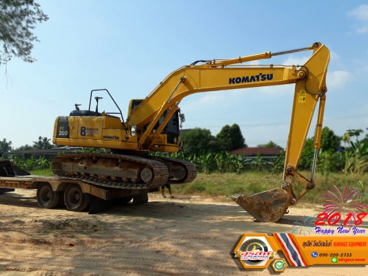 ขายรถแบ็คโฮ KOMATSU PC200-8 รถสวย สภาพเทพบุตร พร้อมใช้งาน