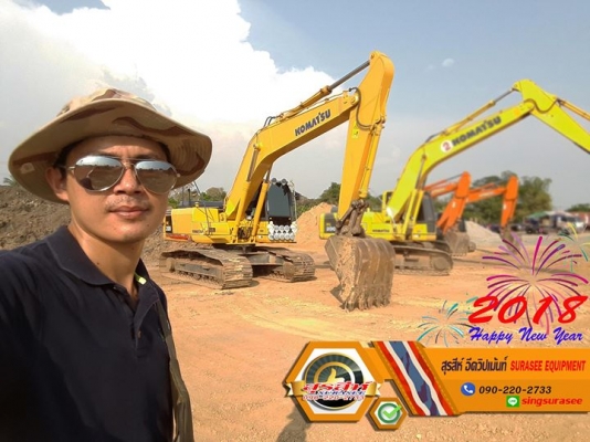 ขายรถแบ็คโฮ KOMATSU PC200-8 สภาพเทพบุตร ทำงานสมบูรณ์ทุกระบบ