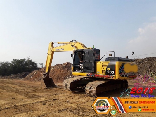 ขายรถแบ็คโฮ KOMATSU PC200-8 สภาพเทพบุตร ทำงานสมบูรณ์ทุกระบบ