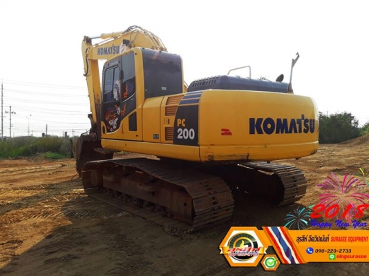 ขายรถแบ็คโฮ KOMATSU PC200-8MO สภาพเทพบุตร สภาพพร้อมใช้ ราคาไม่แรง