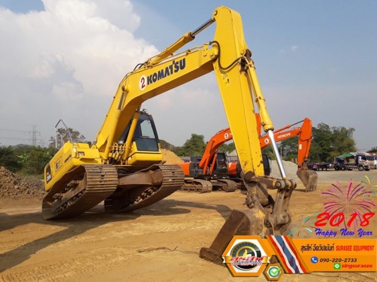 ขายรถแบ็คโฮ KOMATSU PC200-8MO สภาพเทพบุตร สภาพพร้อมใช้ ราคาไม่แรง