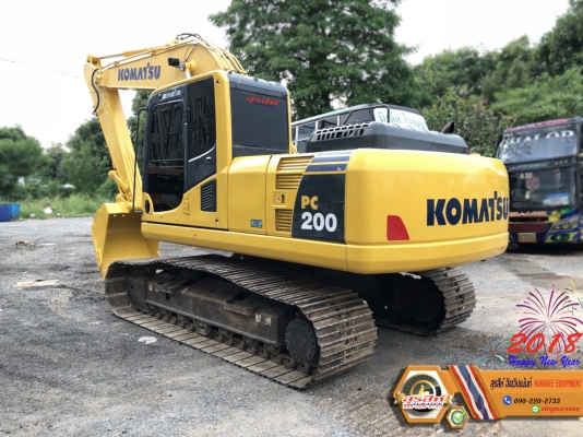 ขายรถแบ็คโฮ KOMATSU PC200-8MO ใช้งาน 7 พันชั่วโมง สภาพนางฟ้า