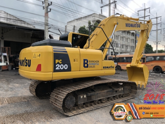 ขายรถแบ็คโฮ KOMATSU PC200-8MO ใช้งาน 7 พันชั่วโมง สภาพนางฟ้า