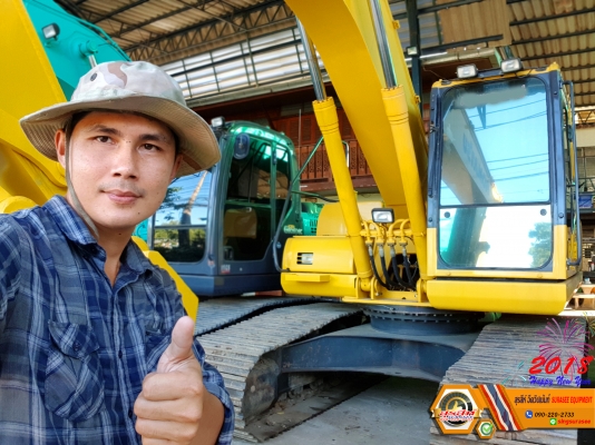 ขายรถแบ็คโฮ KOMATSU PC200-8MO ใช้งาน 7 พันชั่วโมง สภาพนางฟ้า