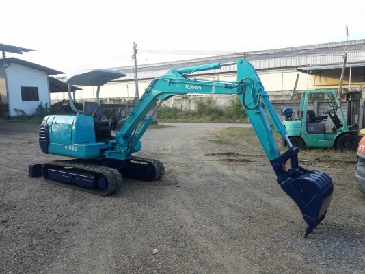 ขายรถแบคโฮ KUBOTA K-035 เครื่อง V1505  แทรคยาง มีไปท์ปิ้ง คอนโทลสั้น ปั๊มนิ้ว รถนอกนำเข้า โทร 098-7962549