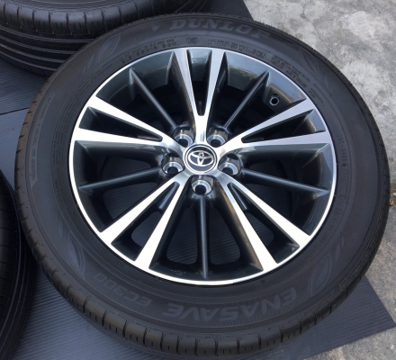 ล้อแม็กใหม่ Toyota Altis 2017 ขอบ16 พร้อมยาง Dunlop 215-55-16 ปี 16