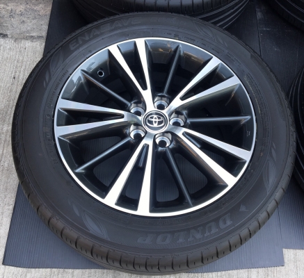 ล้อแม็กใหม่ Toyota Altis 2017 ขอบ16 พร้อมยาง Dunlop 215-55-16 ปี 16