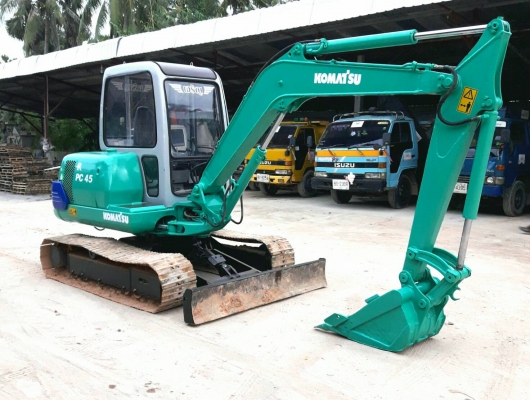 ขายรถแบคโฮ KOMATSU PC45-7 เอกสารอินวอย ปั๊มนิ้ว ราคา 460000