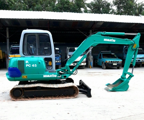 ขายรถแบคโฮ KOMATSU PC45-7 เอกสารอินวอย ปั๊มนิ้ว ราคา 460000