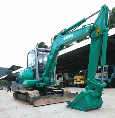 ขายรถแบคโฮ KOMATSU PC45-7 เอกสารอินวอย ปั๊มนิ้ว ราคา 460000