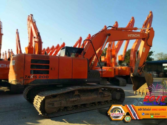 ขายรถแบ็คโฮ HITACHI ZX200-5G ใช้งาน 6 พันชั่วโมง สภาพเทพบุตร
