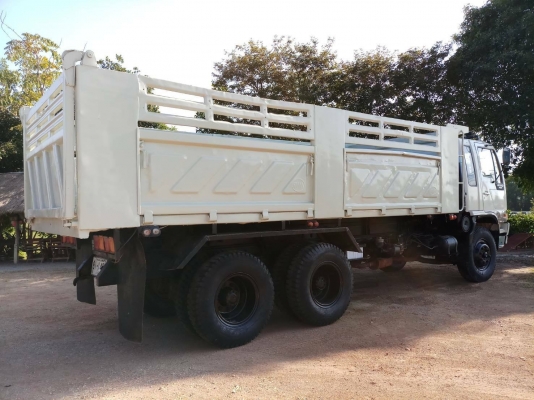 Hino 3M เครื่อง 240 แรง ปี 37 กระบะดัมพ์สามมิตร พร้อมใช้งาน