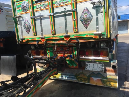 ขาย HINO 320 พ่วงแม่ลูกกระบะเนียมคอกเกษตรดั๊ม อู่ ส สมบัติ รถปี 49