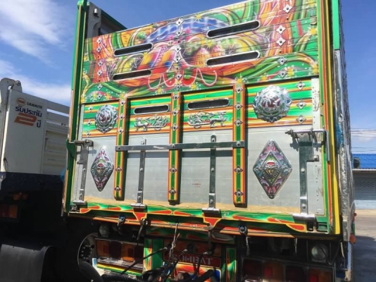 ขาย HINO 320 พ่วงแม่ลูกกระบะเนียมคอกเกษตรดั๊ม อู่ ส สมบัติ รถปี 49