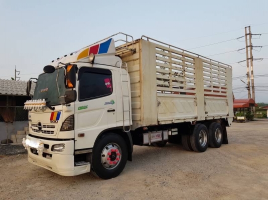 รถฮีโน่ 10 ล้อ ไม่ดั้ม ( รั้ว ) FM1J 260 แรงม้า. ปี 48. สนใจติดต่อ 081 - 6079515